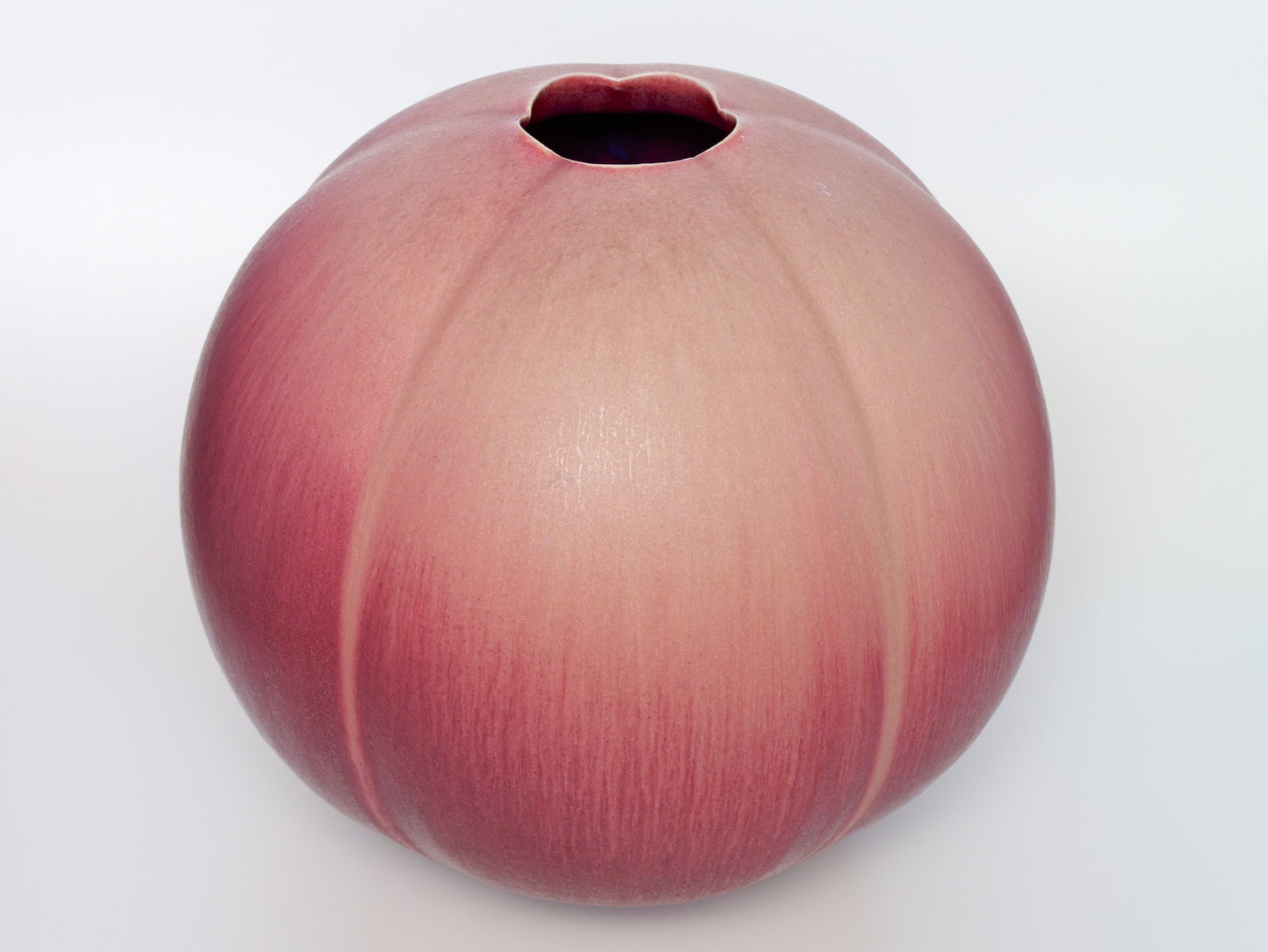 Crimson purple flower vase|Hiroshi Sakaguchi