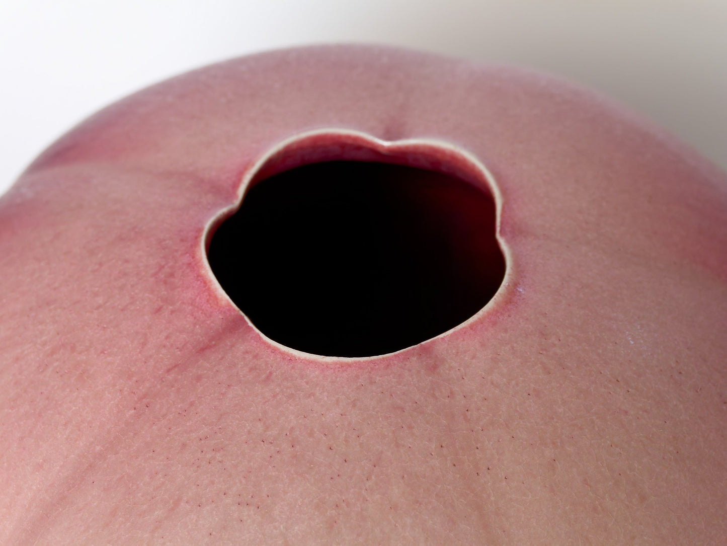 Crimson purple flower vase|Hiroshi Sakaguchi
