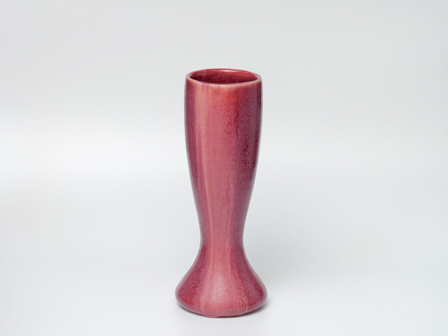 Crimson purple flower vase|Hiroshi Sakaguchi
