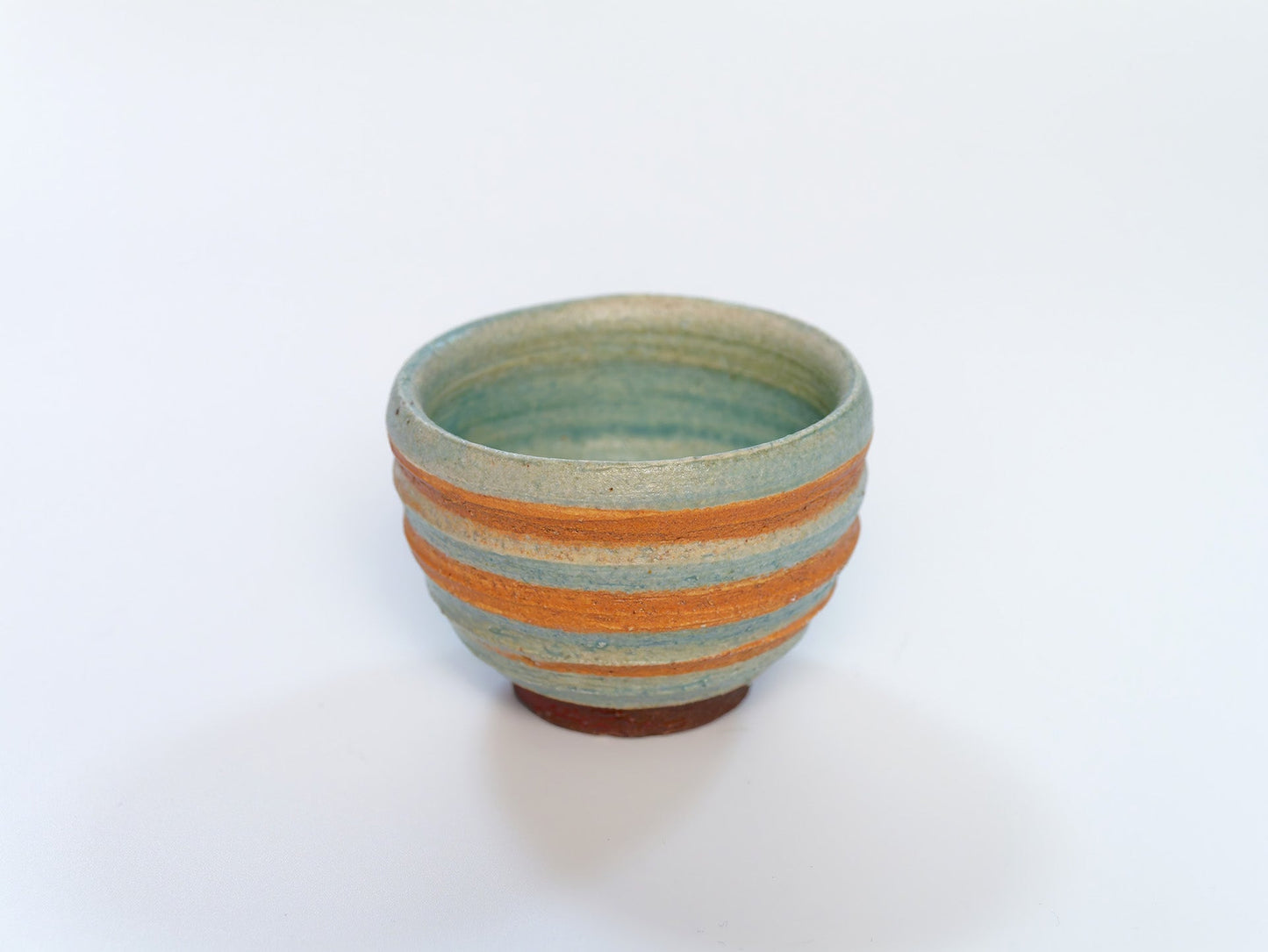 Nishiki Oribe sake cup | Ikuhiko Shibata