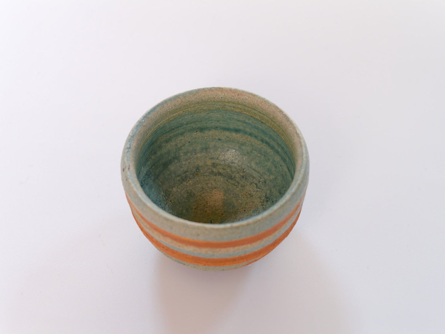 Nishiki Oribe sake cup | Ikuhiko Shibata