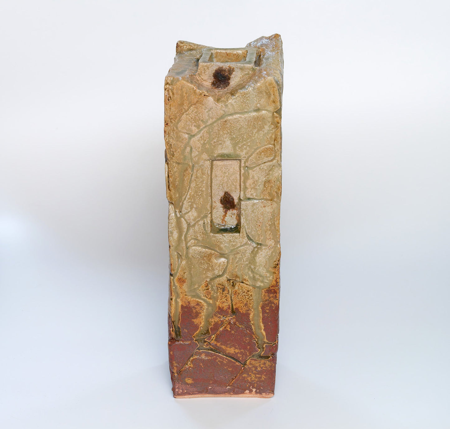 Yellow Seto Flower Vase | Ikuhiko Shibata