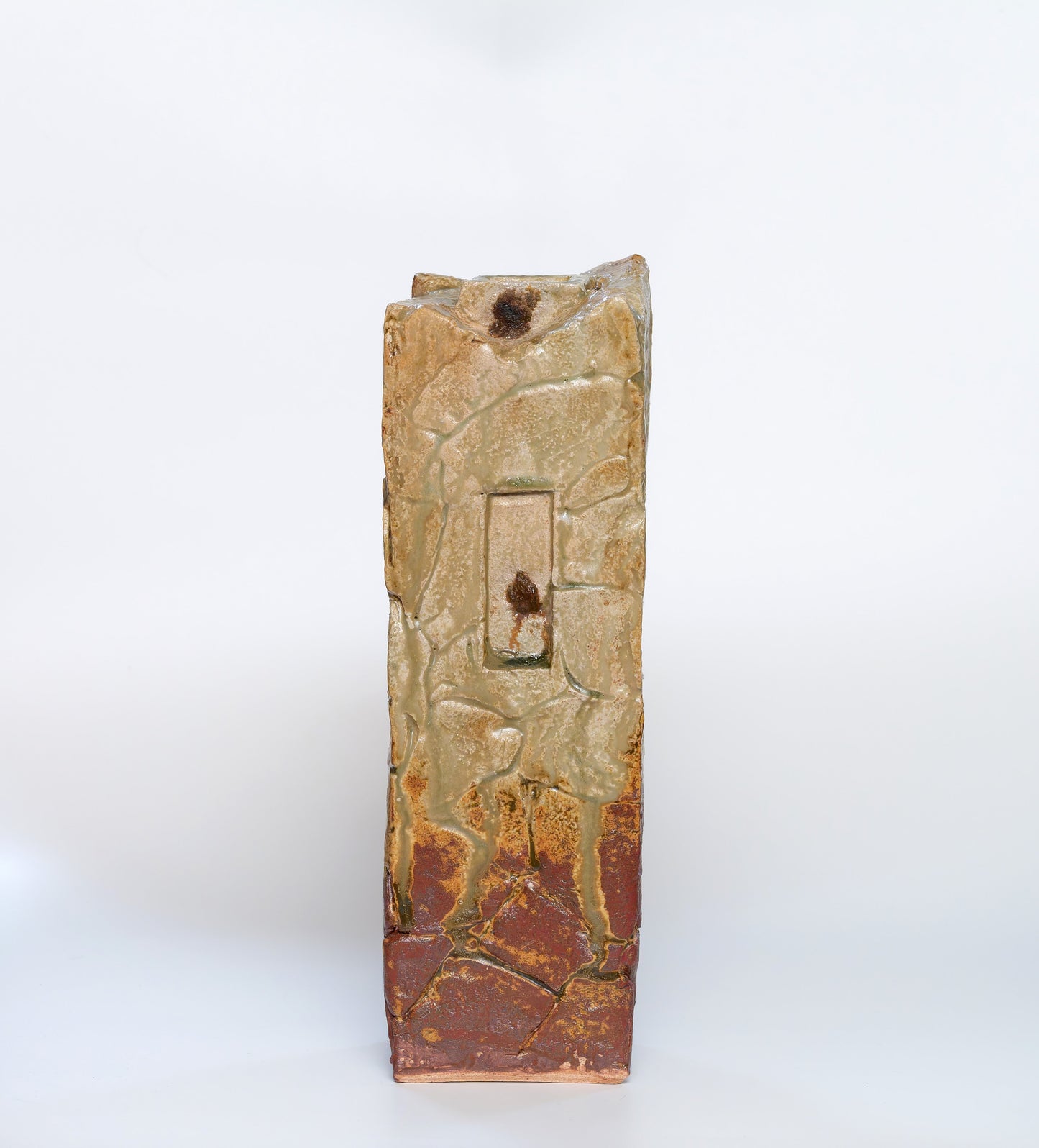 Yellow Seto Flower Vase | Ikuhiko Shibata