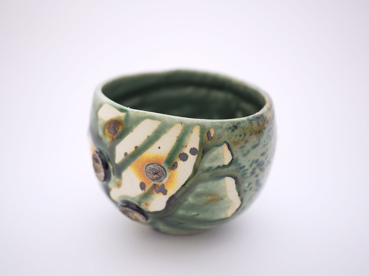 Oribe Tea Bowl | Yutaka Kato