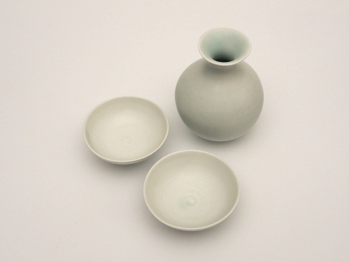 青白瓷酒器揃|細川令子|BloomJapan