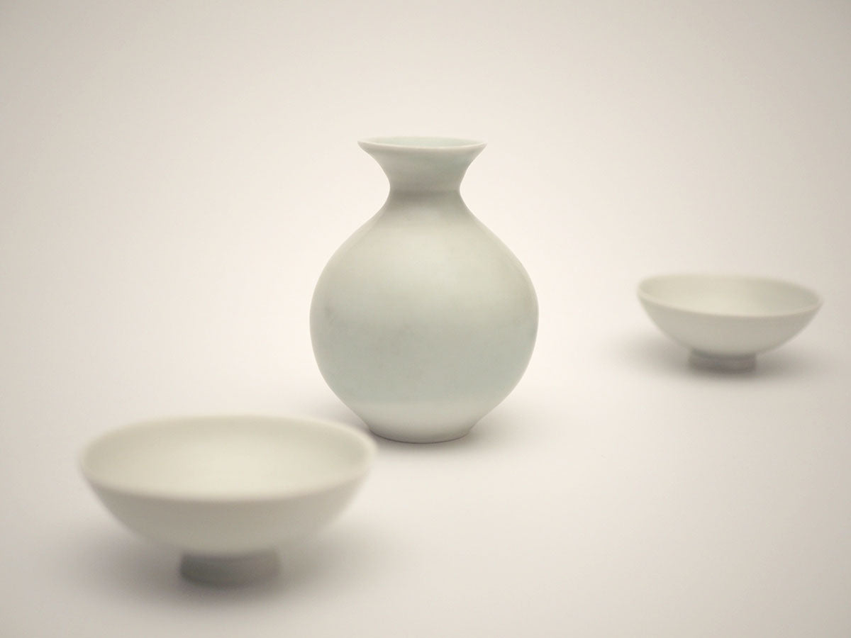 青白瓷酒器揃|細川令子|BloomJapan