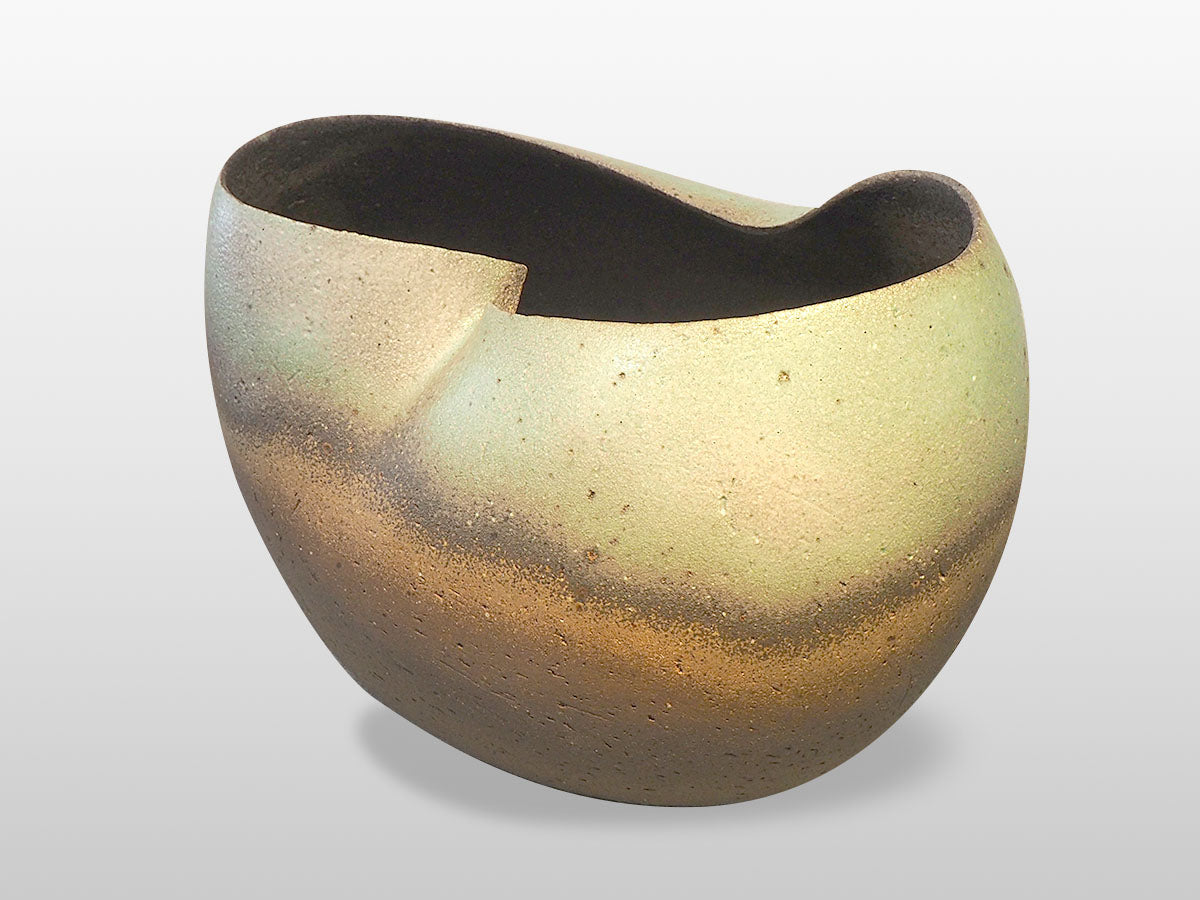 Yakishime flower vase | Wakao Keisuke