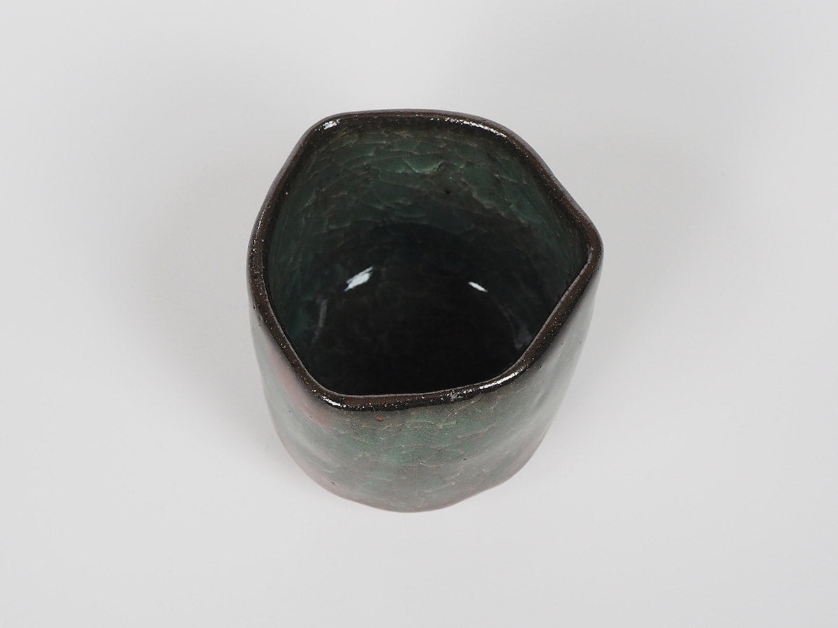 貫入水晶カップ|黒岩達大