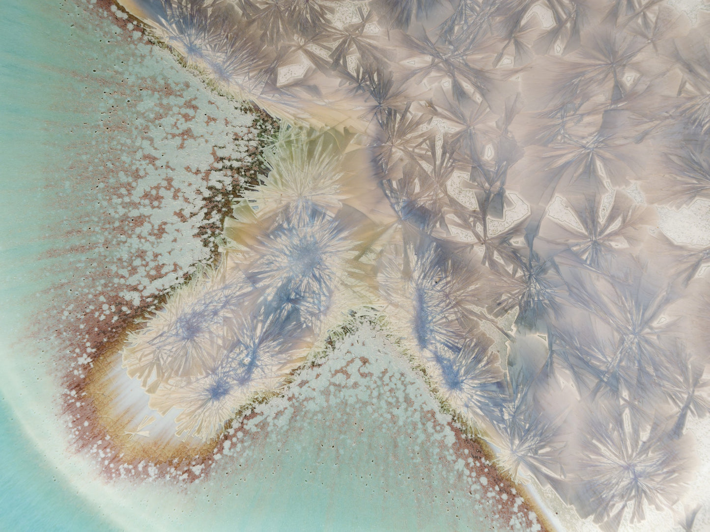 碧彩結晶皿｜青山鉄郎