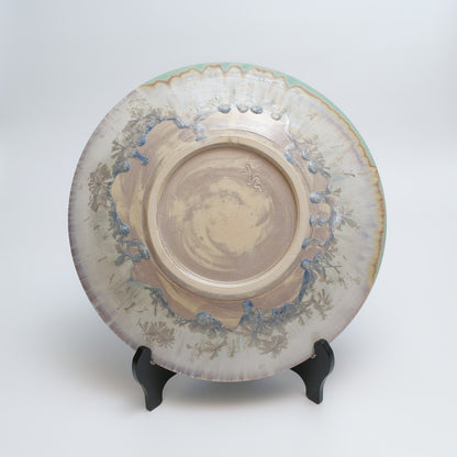 碧彩結晶皿｜青山鉄郎