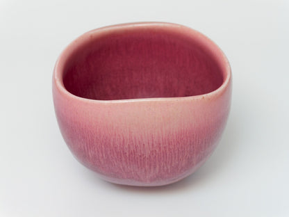 Crimson-purple tea bowl | Hiroshi Sakaguchi