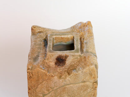 Yellow Seto Flower Vase | Ikuhiko Shibata