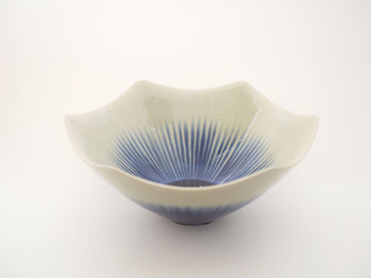 藍彩輪花鉢｜加藤　裕