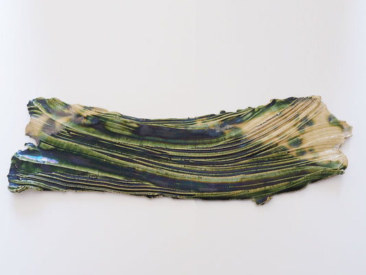 Oribe long plate | Reiko Sakai